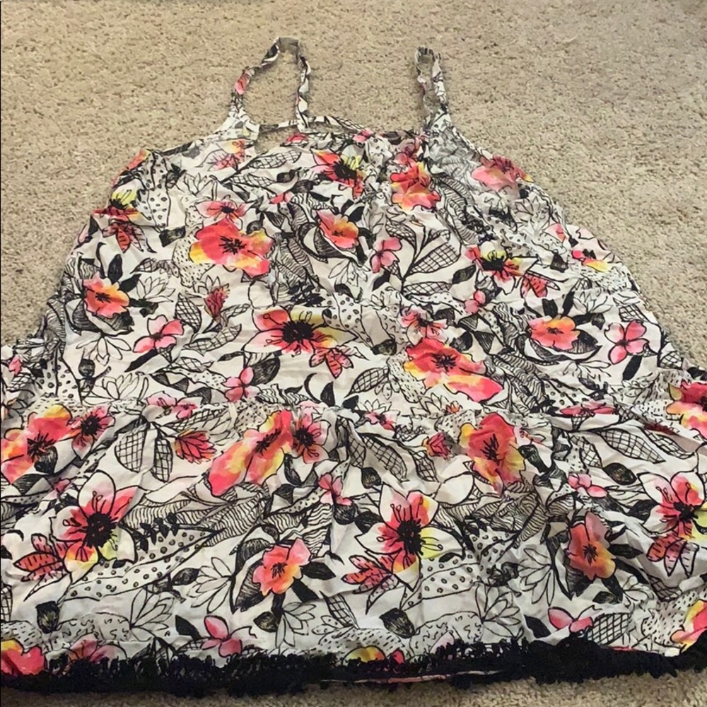 Floral nightgown